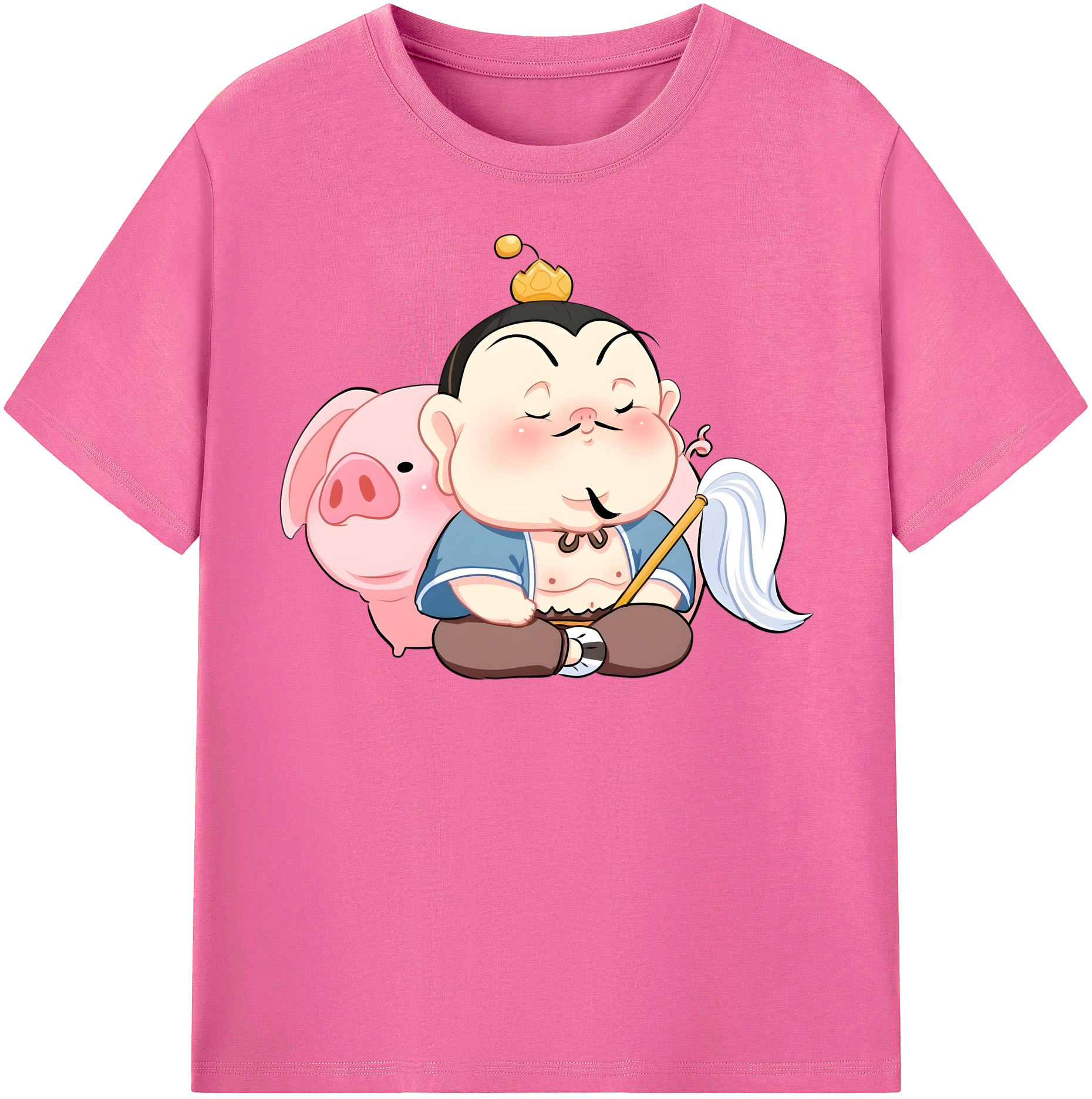（画像用） Ne Zha 2 ナタ 魔童の大暴れ レディースカジュアルプリントTシャツ（綿100％）